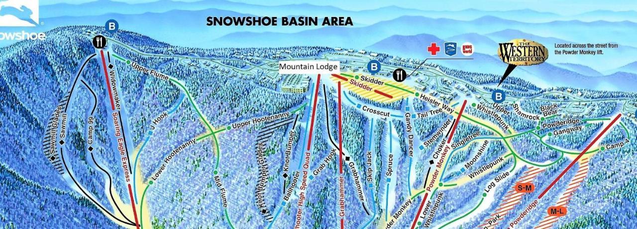 Stroll To Slopes, Village Area, Ski In-Out Mtlodge 151 Snowshoe Exteriör bild